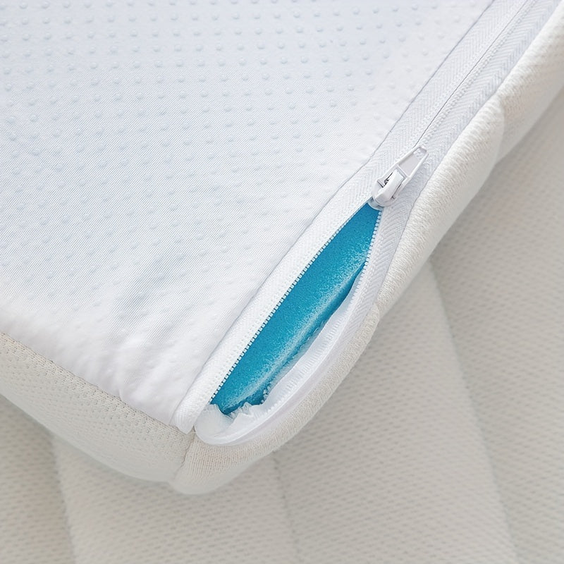 Memory Foam Mattress Topper Set with Cover - 7JG0