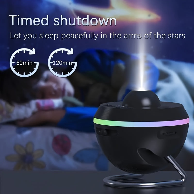 Ultra Clear Meteor Galaxy Projector with Timer - TJR8X5B
