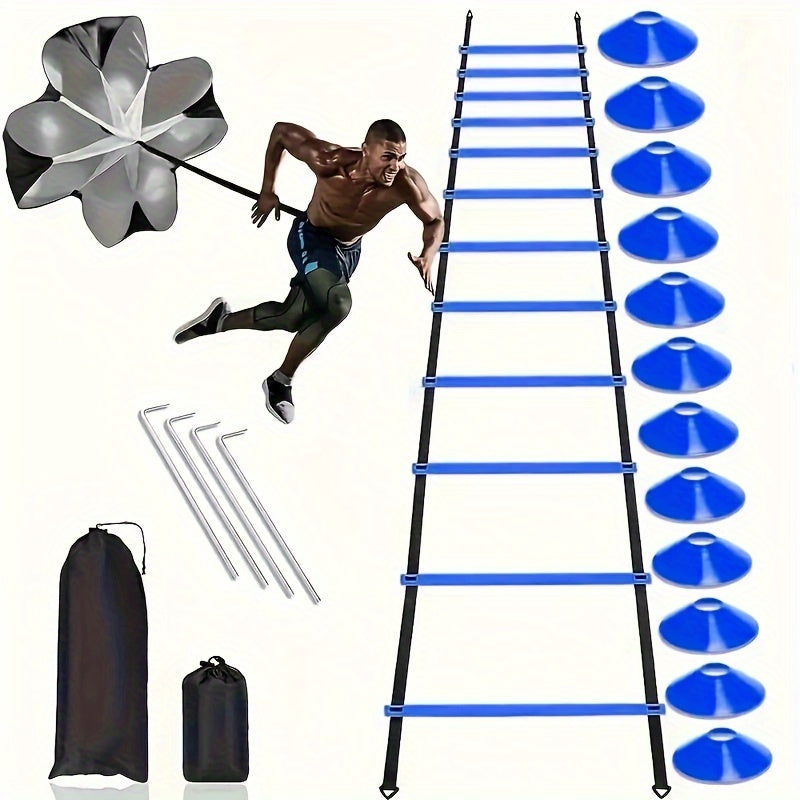 Football Agility Ladder Training Set, Speed & Jump Grid – TJR2T4W