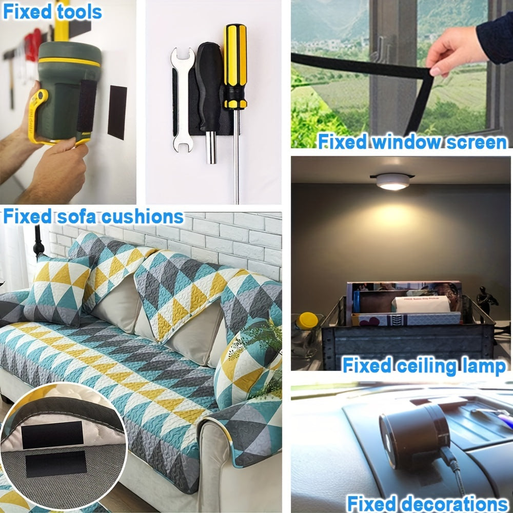 Hook & Loop Tape Strips with Adhesive Back - TJR7X9B