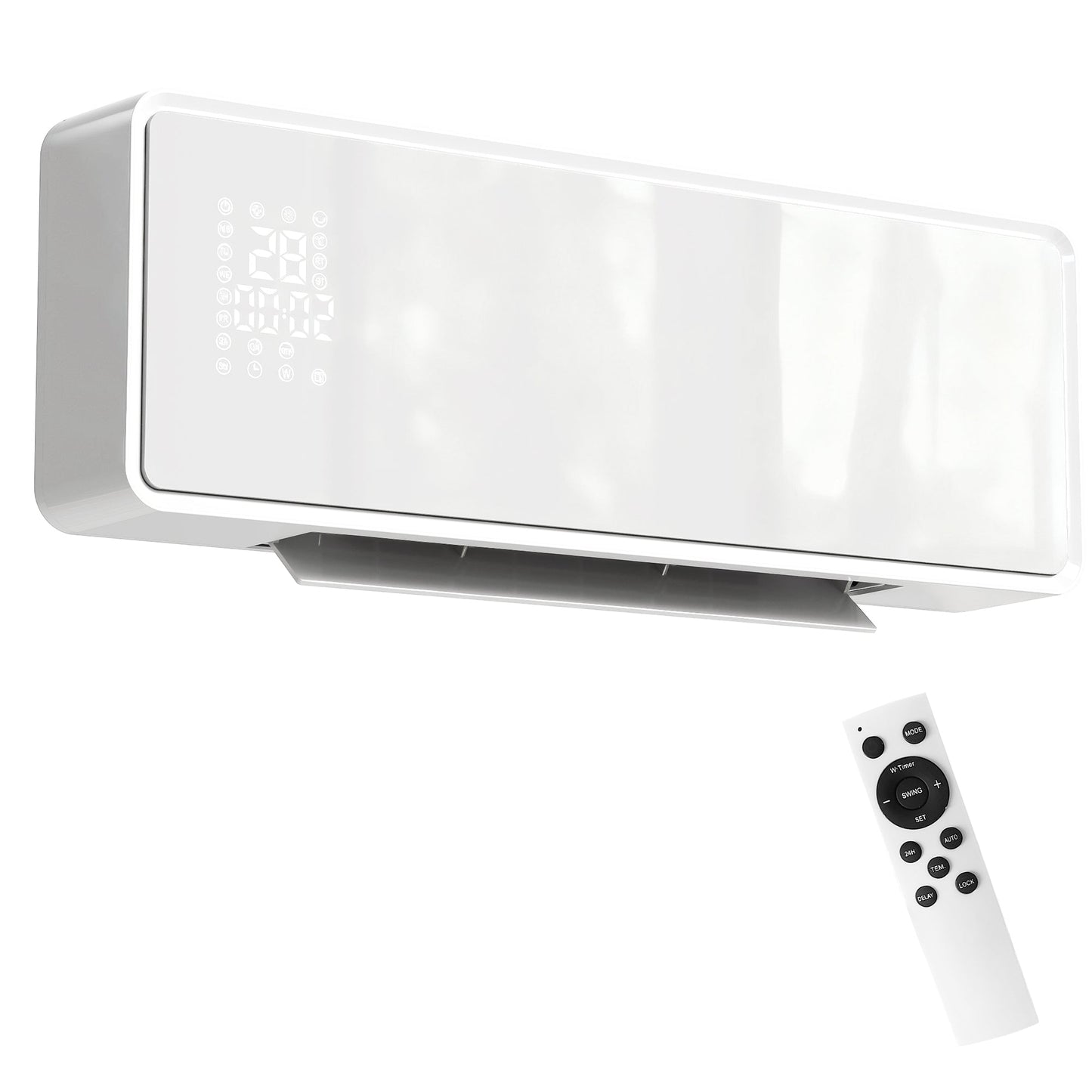 HOMCOM 2kW Ceramic Electric Heater