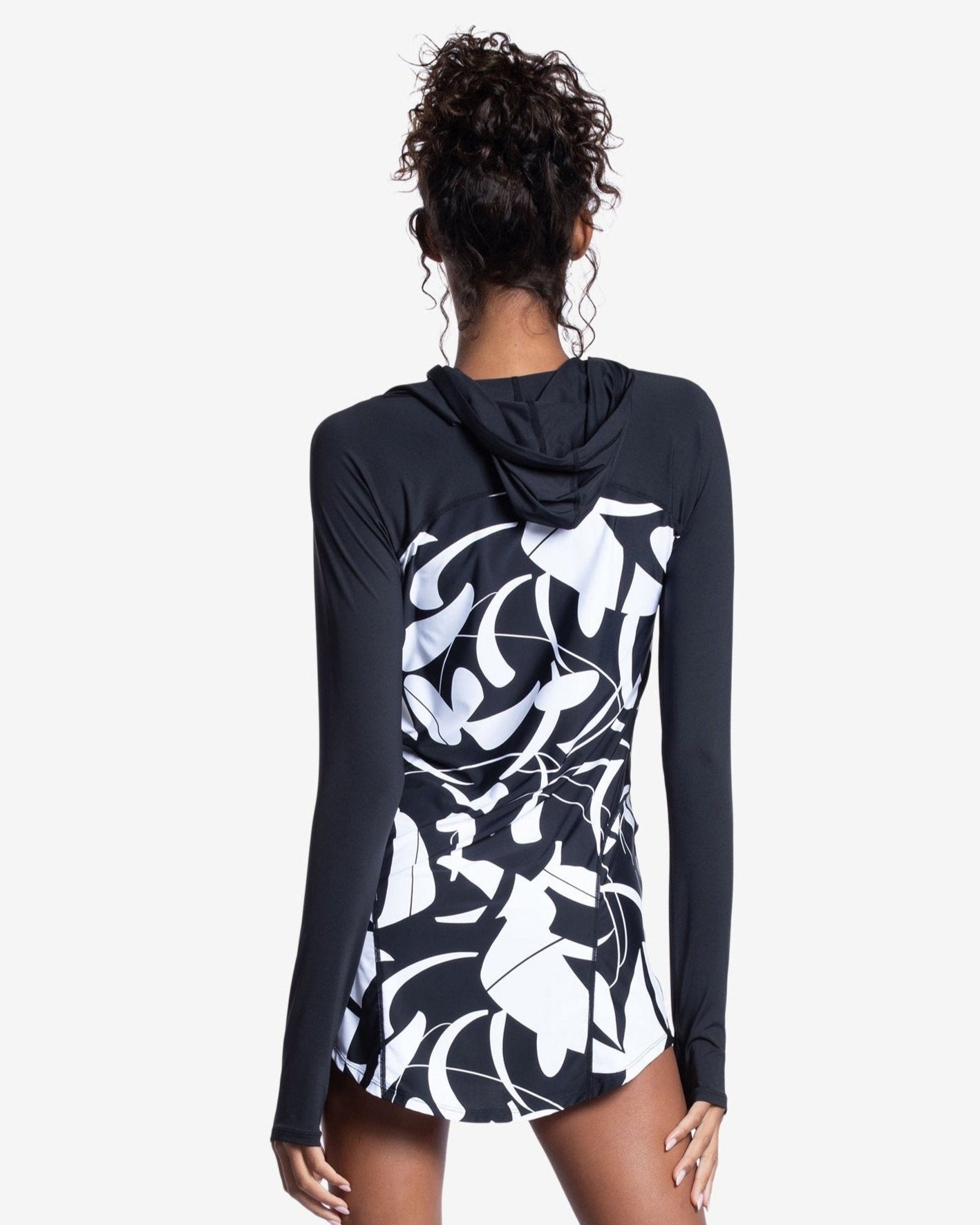 CLEARANCE - BLOQUV x JANTZEN- WOMEN'S RELAXED HOODIE DRESS (2009JC)