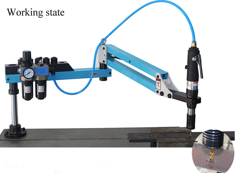 M3-M12 Universal 360°Pneumatic Tapping Machine