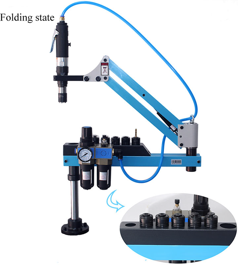 M3-M12 Universal 360°Pneumatic Tapping Machine