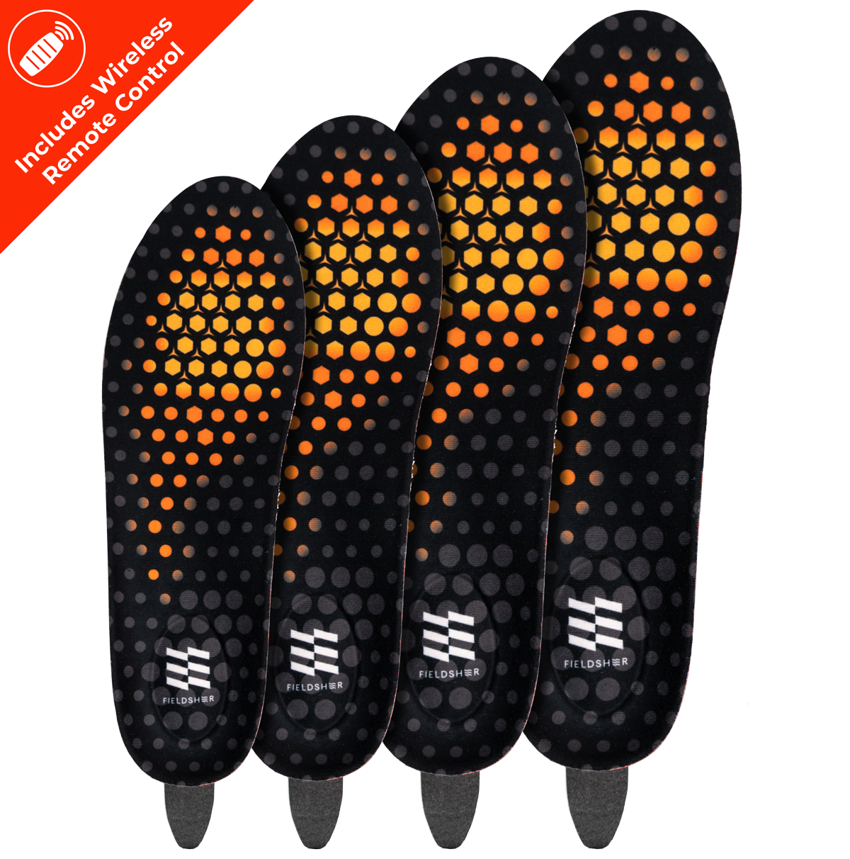 Standard Heated Insoles with Remote Control