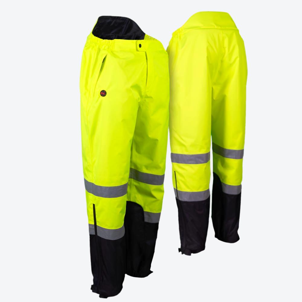 Hi-Vis Heated Waterproof Pants ANSI Certified