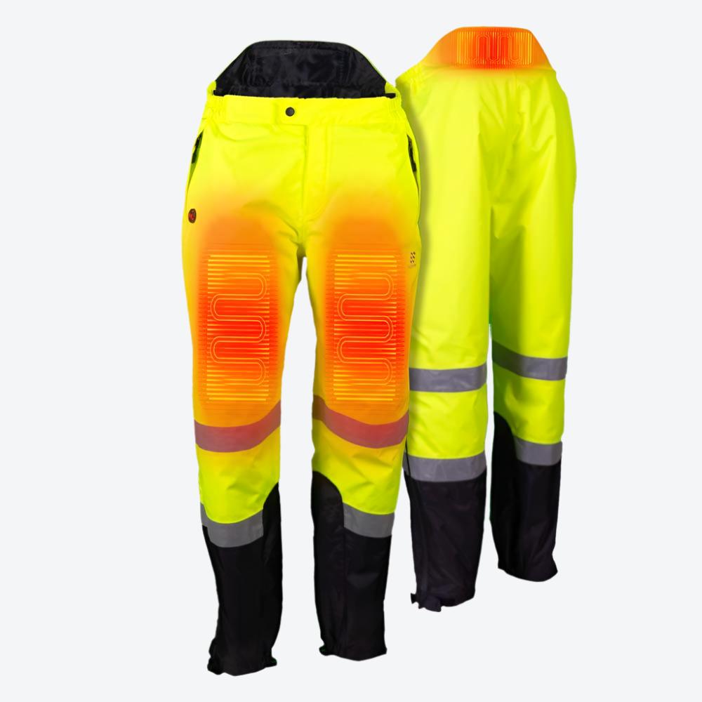 Hi-Vis Heated Waterproof Pants ANSI Certified