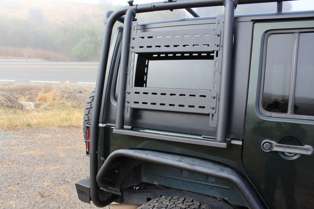 2007-2018 JEEP WRANGLER JK 2/4 DOOR CARGO ROOF RACK ACCESSORY MOUNT