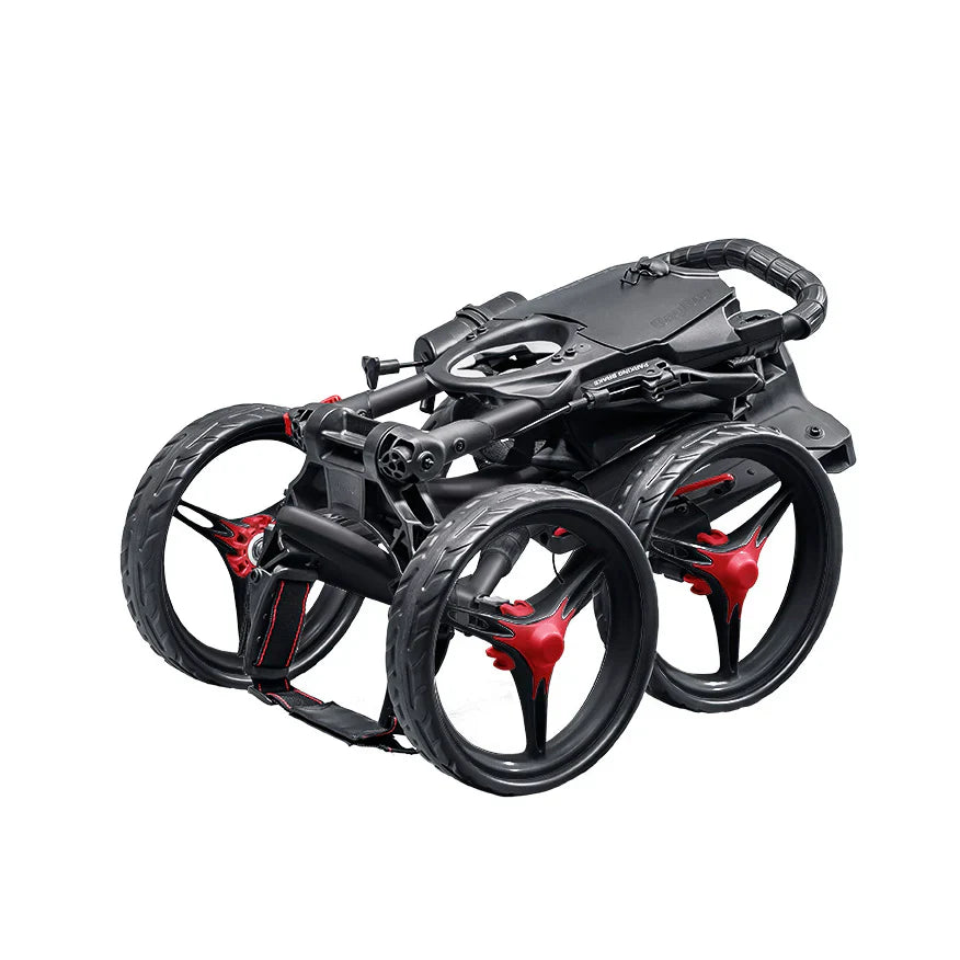 Caddie Wheel + Bag Boy Quad XL Push Cart Bundle
