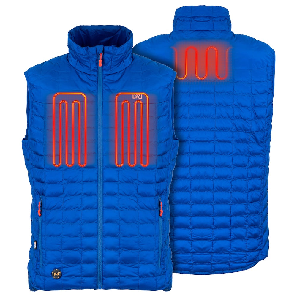 Backcountry Men's Heated Vest Buffalo Blue