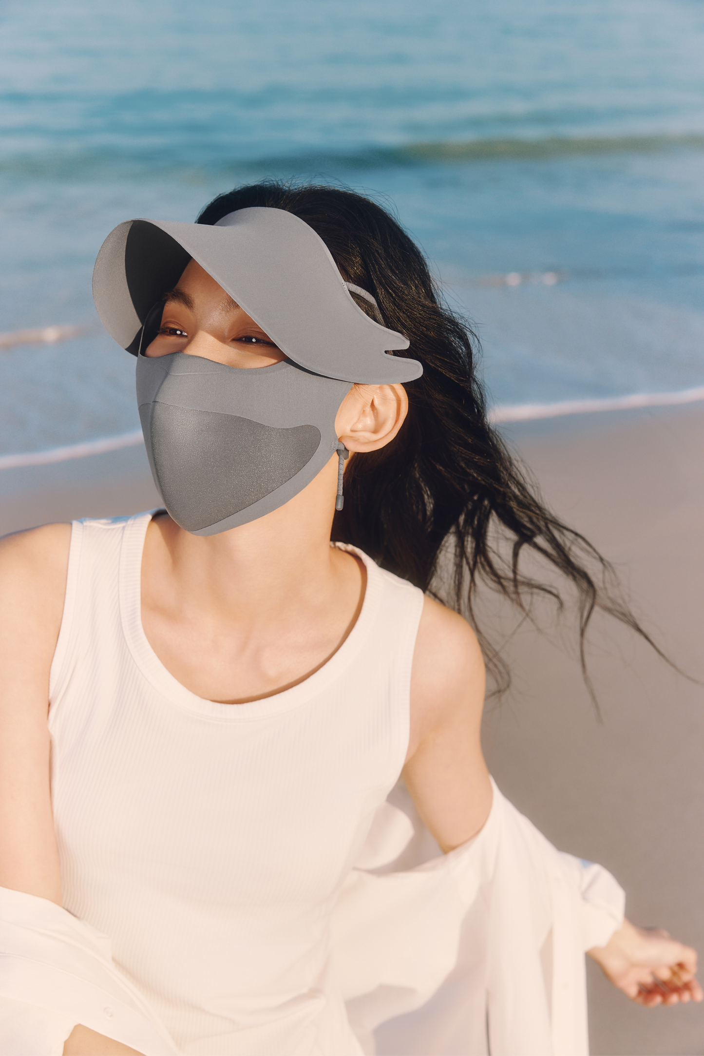 Women's Brimmed Protective Face Cover UPF 50+ SS011