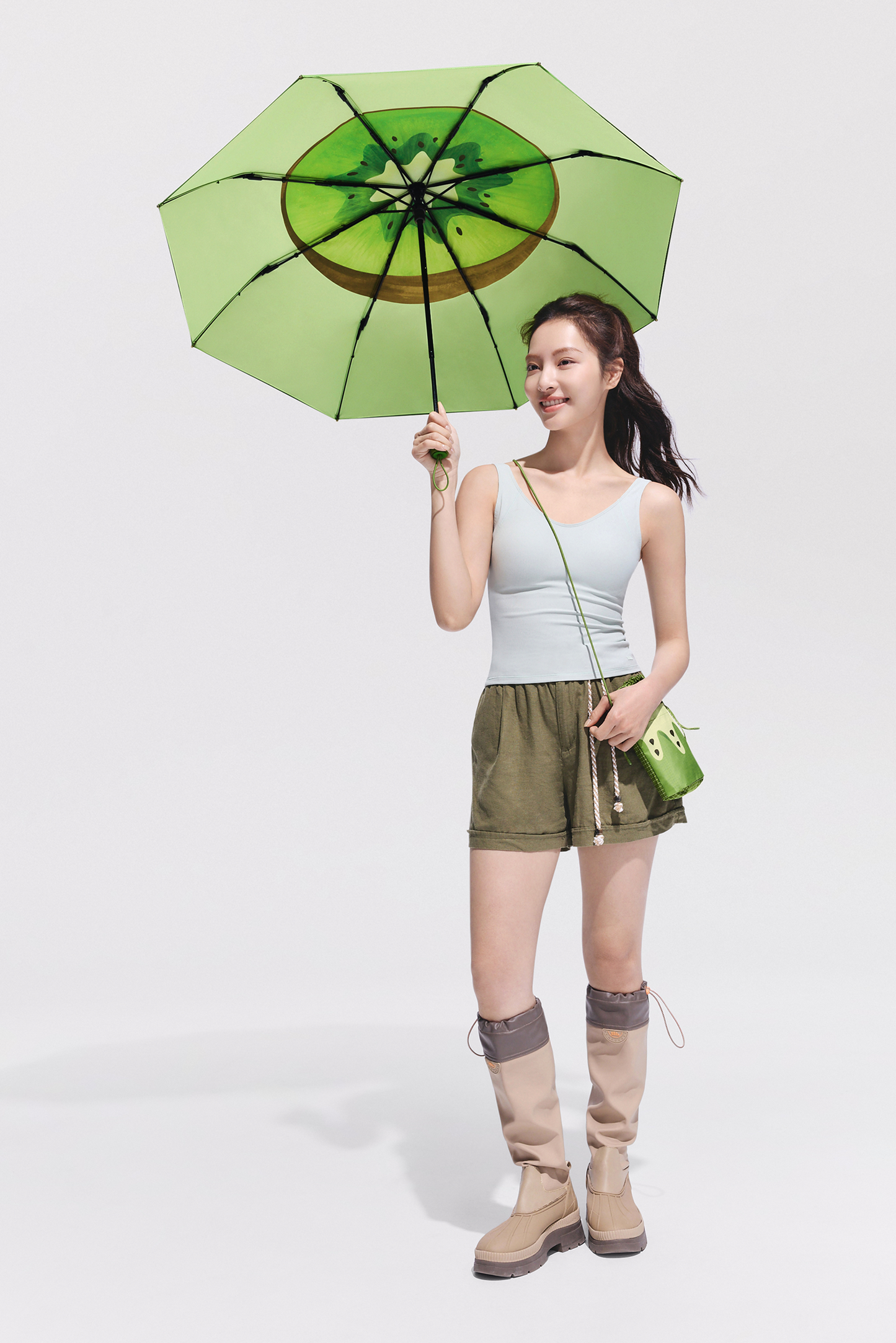 Three-Fold Blackout Sun Protection Umbrella BM397