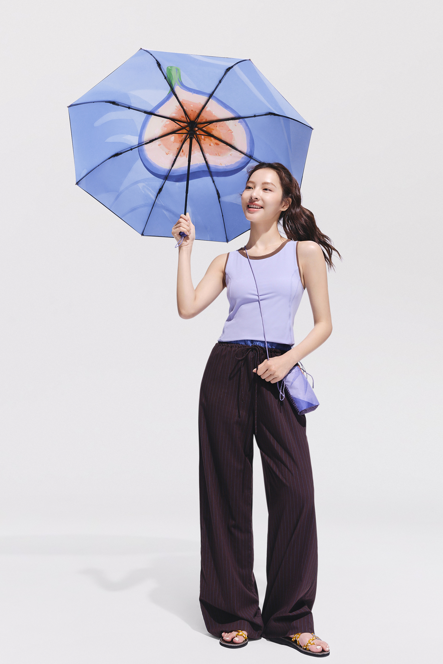 Three-Fold Blackout Sun Protection Umbrella BM397