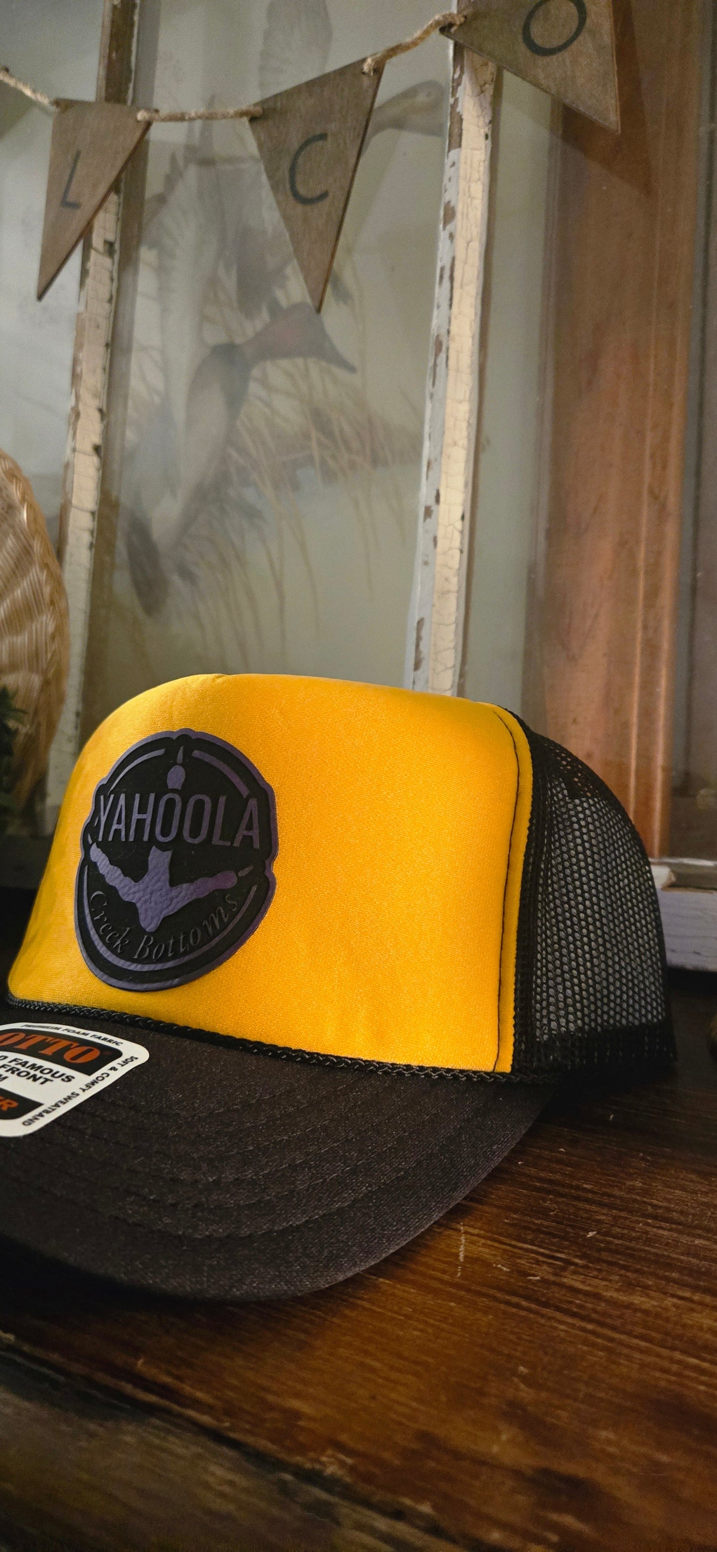 Gold and Black with purple patch