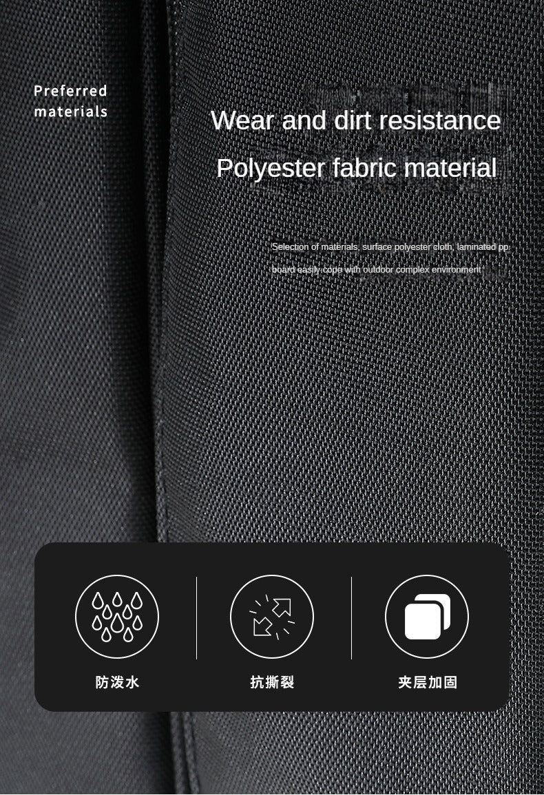 Campingmoon BK-46 Tactical Storage Bag Portable Lightweight IGT Compatible Black Large Integrated Grill Table Storage Tool Bag Accessories Add-ons Outdoor Camping Equipment Tool Cookware Utensil