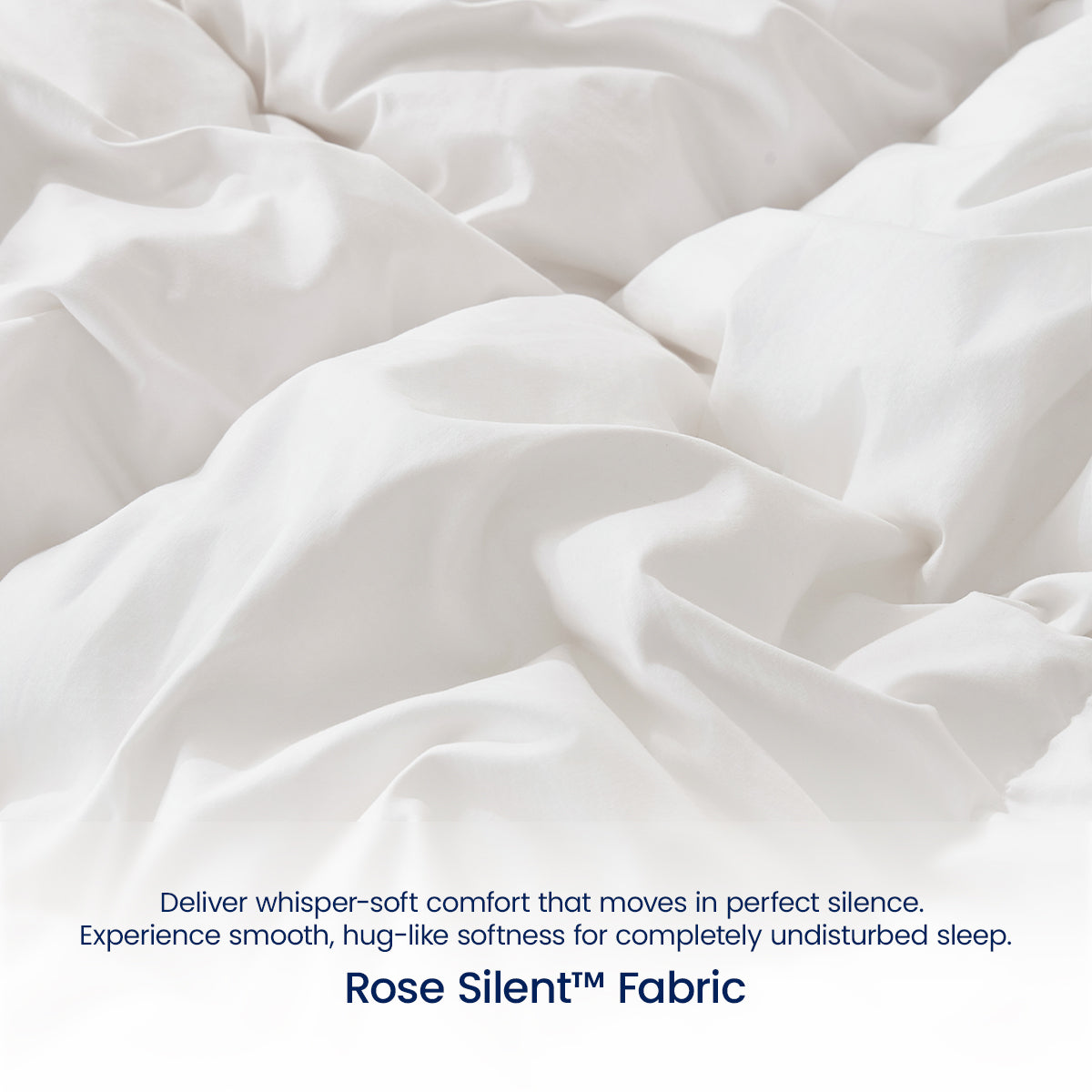 Rose Silent™ Smooth Goose Down Duvet Insert For Deep Sleep