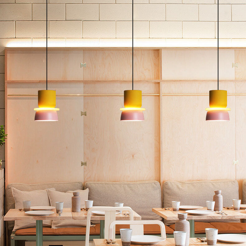 Dual-Layer Zinc Alloy Dome Pendant Light