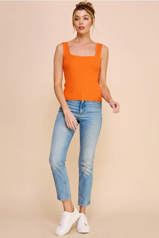 Amira Gauge Square Neck Tank