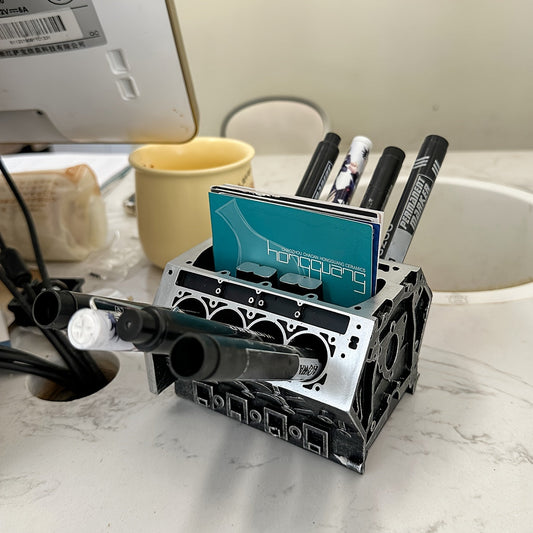 Engine Cylinder Desktop Organizer- HMT24DO