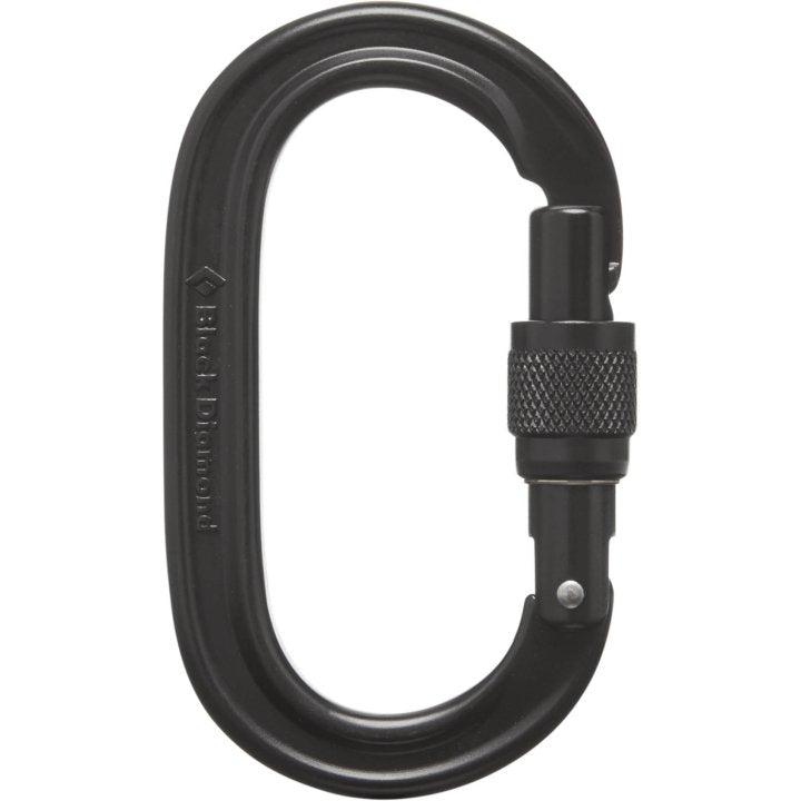 Black Diamond Oval Keylock Srewgate Carabiner