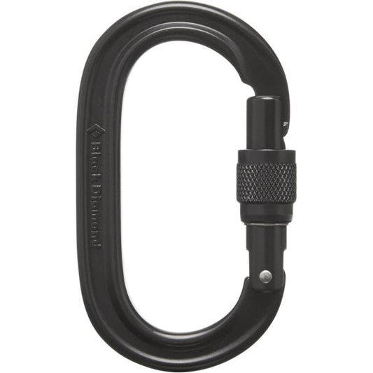 Black Diamond Oval Keylock Srewgate Carabiner