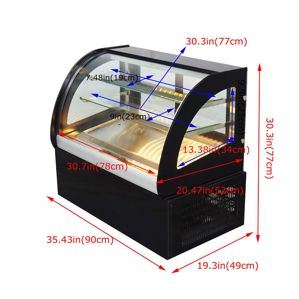Desktop Refrigerated Cake Display Cabinet