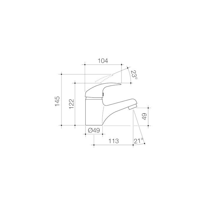 Caroma Acqua Basin Mixer