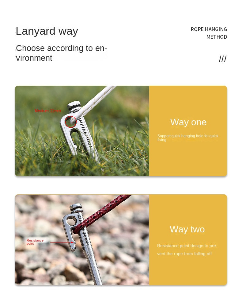 Campingmoon K Series Tent Peg Stakes Pure Forged 420 Stainless Steel Ultra Heavy Duty 20 26 30 35 40 CM Outdoor Camping Canopy Ground Nails Tent