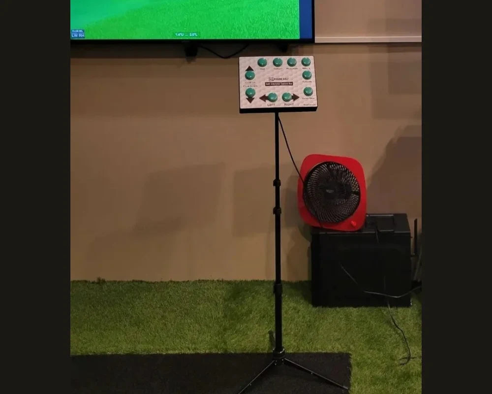 Roxor Golf - Control Box Stand With Backplate