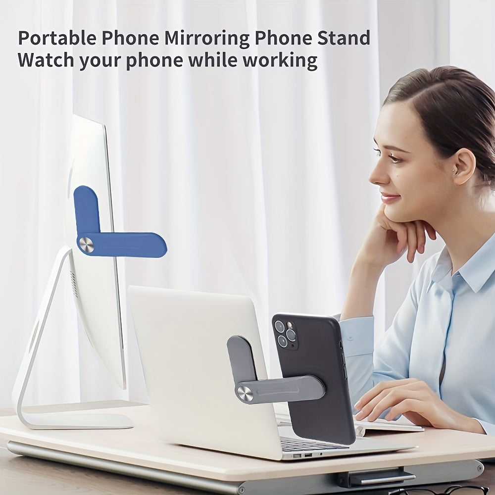 Dual Monitor Mount Phone Stand- HMT17PS