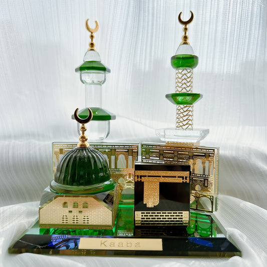 Crystal Kaaba Mosque Keepsake- HMT25KB