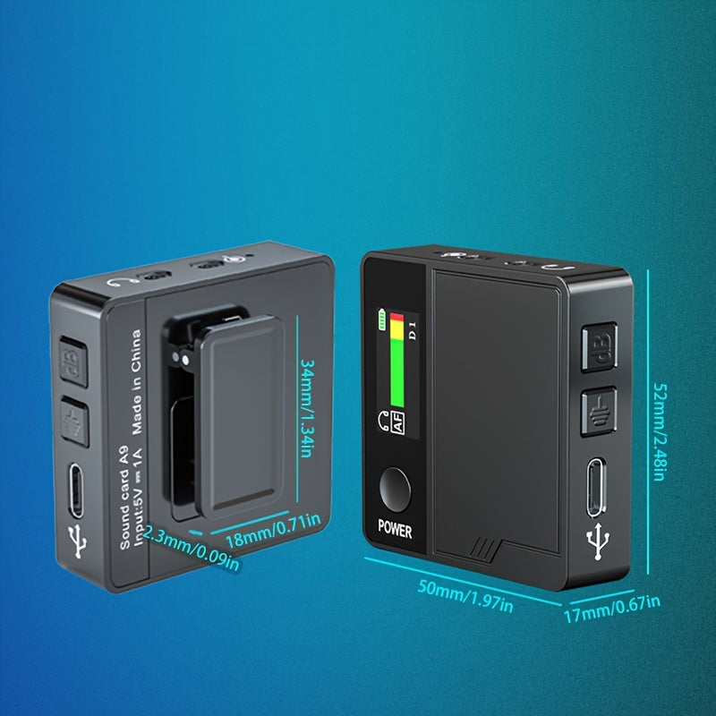 Sleek Voice Changer RealTime Modulation for Gaming  Streaming-H8M9