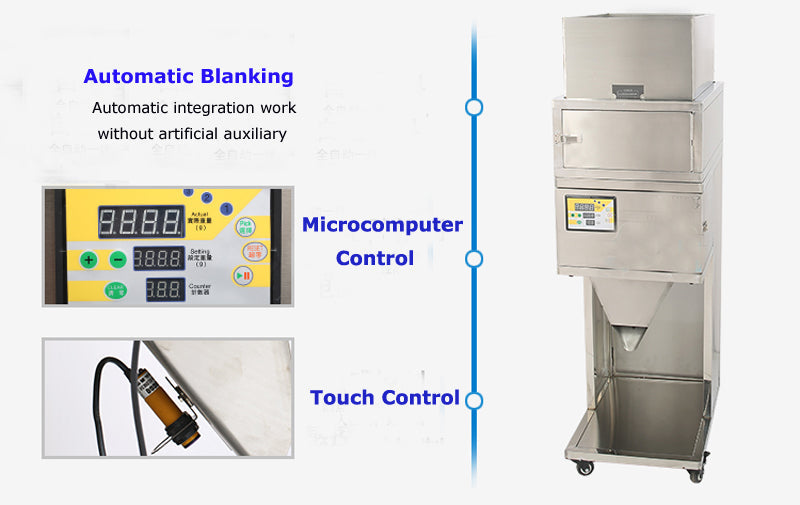 Big Autoweighing Powder Filling Machine 10-1200g