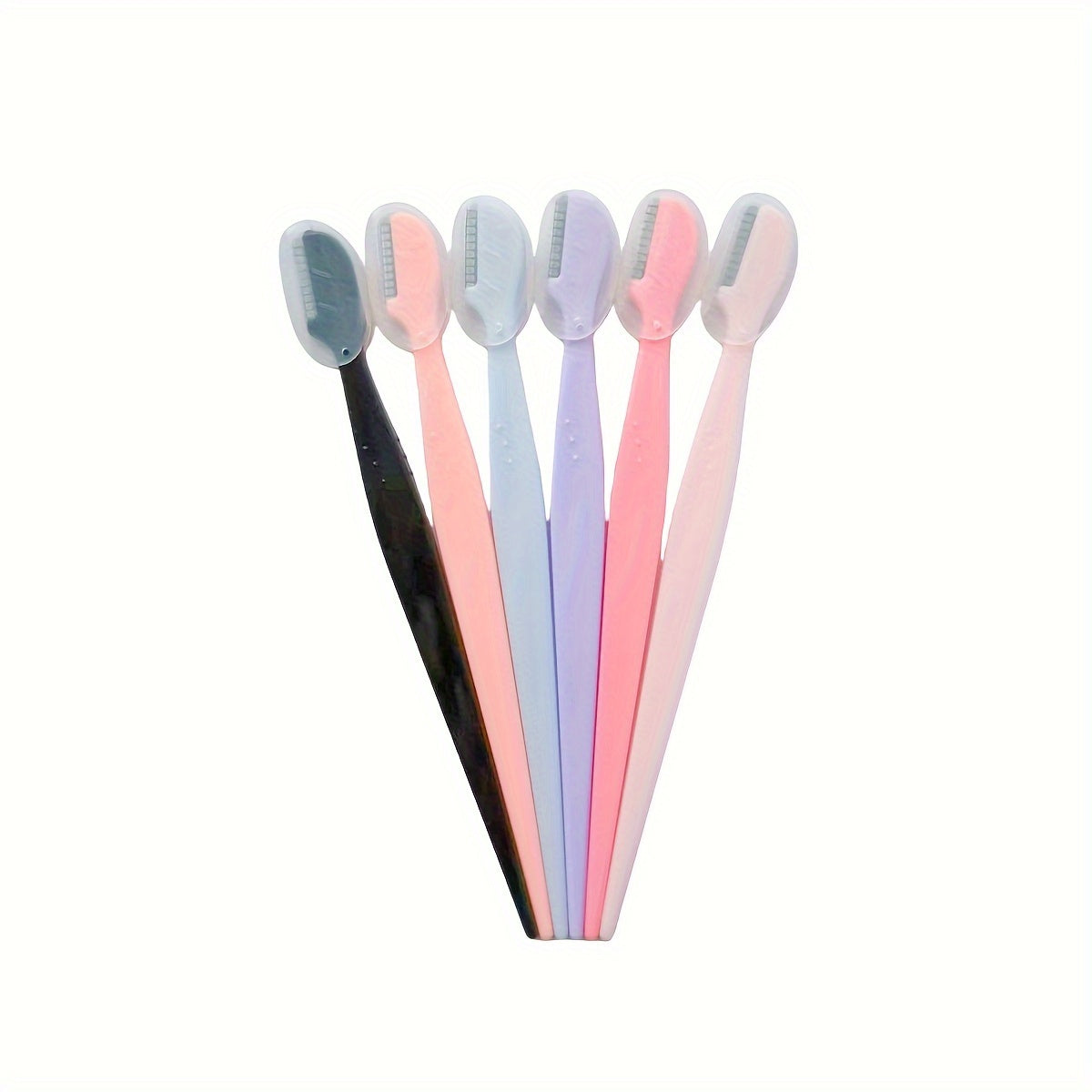 6/12/18pcs Multi-Color Eyebrow Razors - P7TV