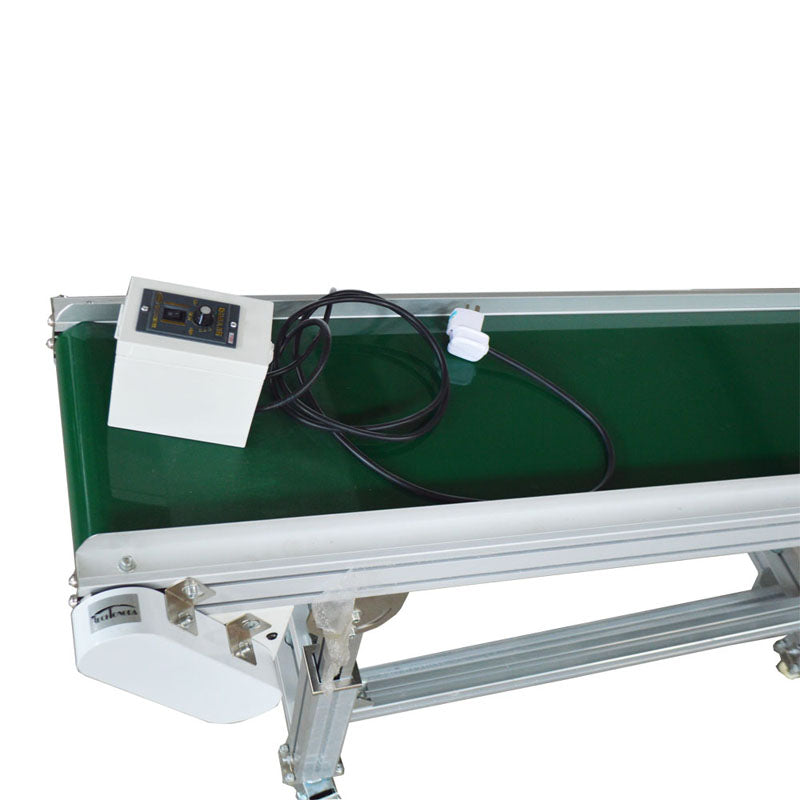 110V 1.5m PVC Inclined Wall Conveyor 30cm