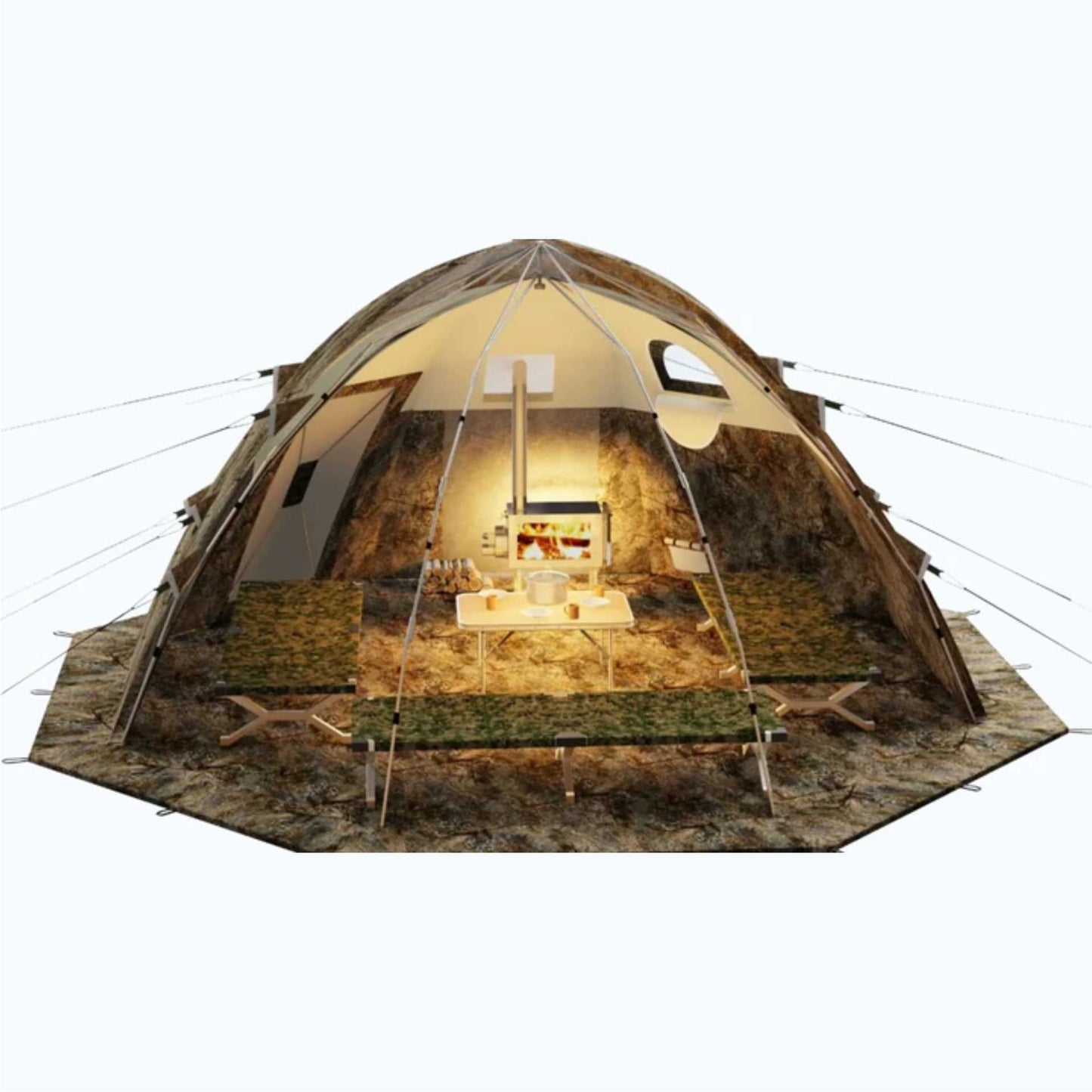 RBM All-Seasons tent UP-5 for 2-6 person