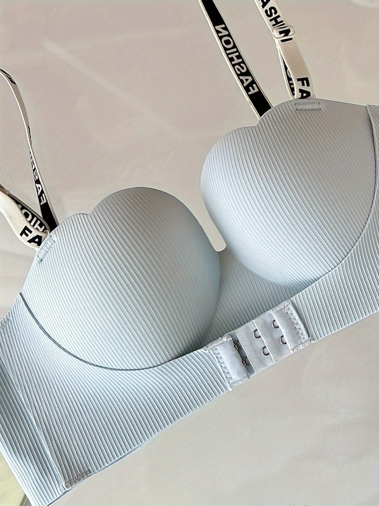 Seamless Heart Push-Up Bra, Wireless Front Clasp TJR7L4D