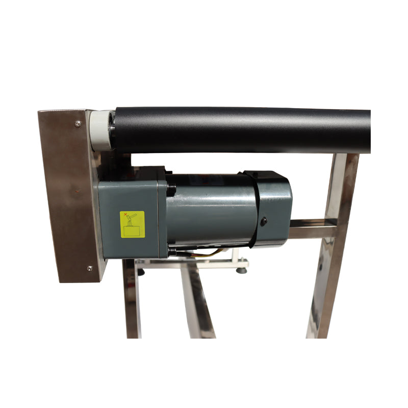 110V 2.1m PVC Belt Conveyor with Double Guardrails