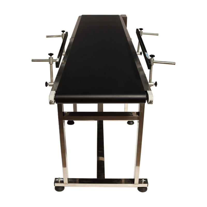 110V 2.1m PVC Belt Conveyor with Double Guardrails