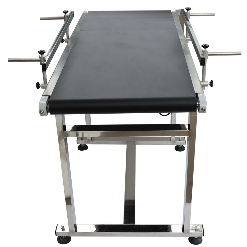 110V PVC Conveyor With Double Guardrail