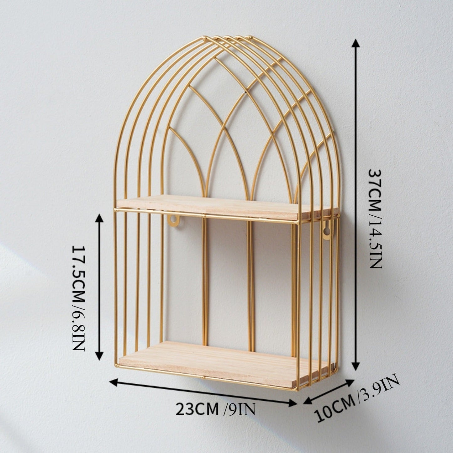 Golden Brooklyn Wall Shelf - IK0Y