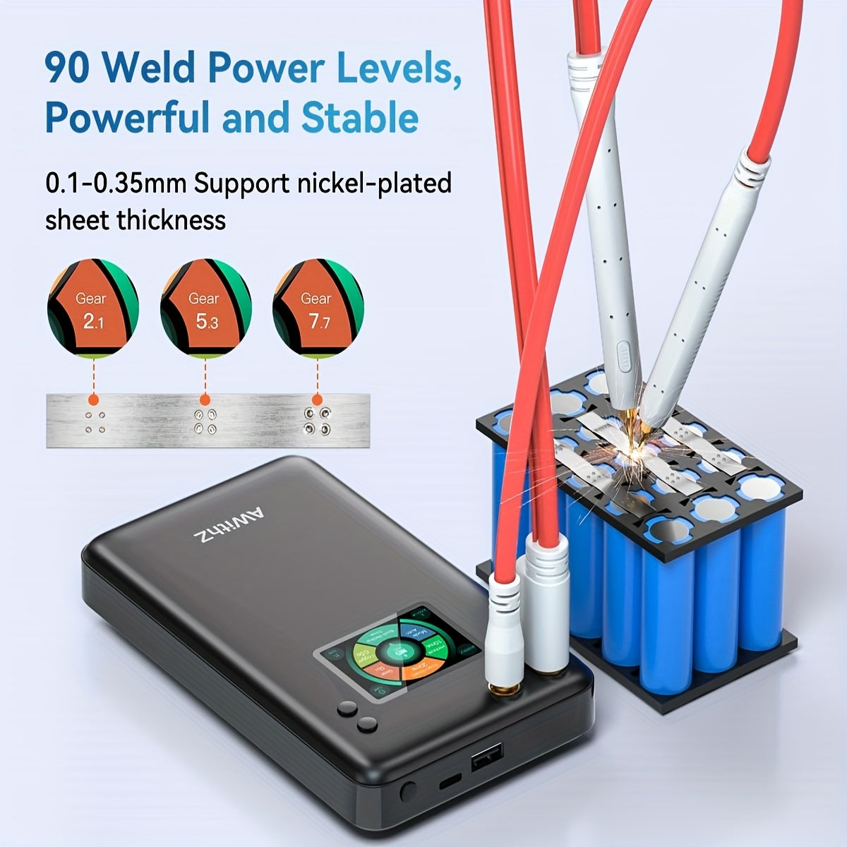 Portable Handheld Spot Welding Machine, USB Charging TJR5R9P