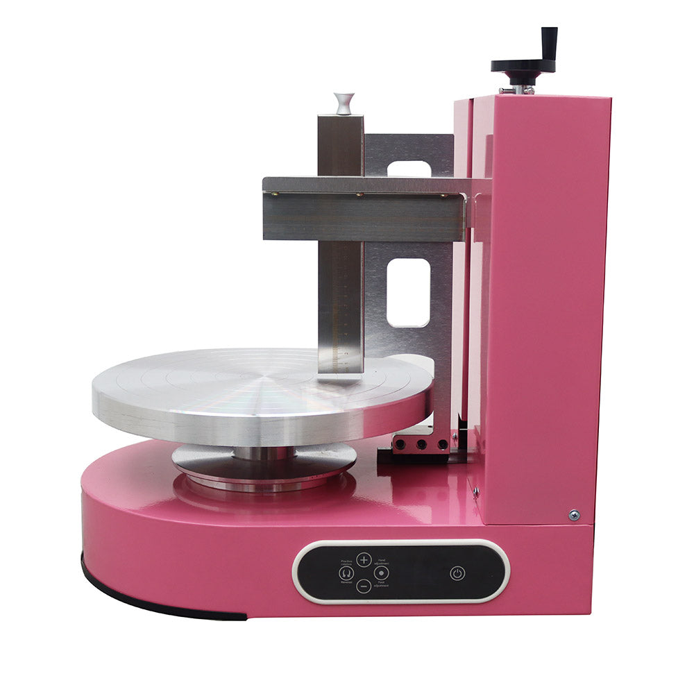 Pink Cake Cream Spreading Coating Smearing Machine