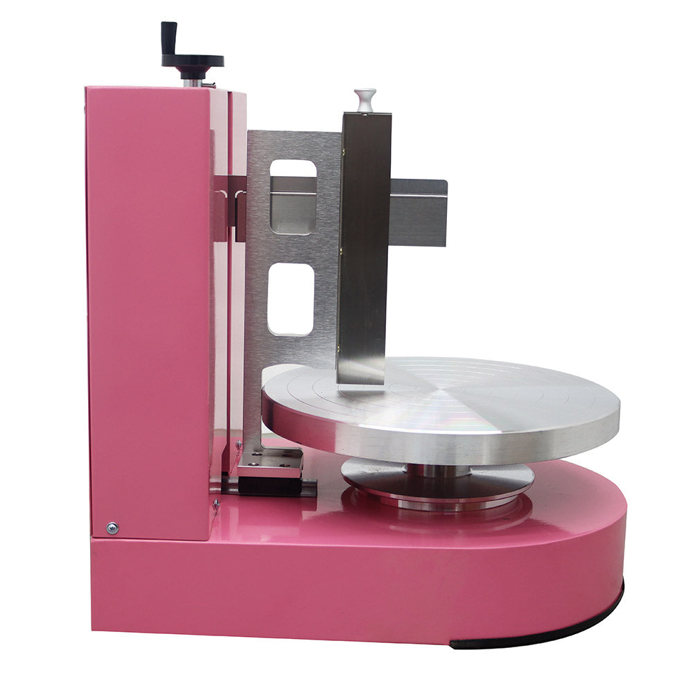 Pink Cake Cream Spreading Coating Smearing Machine