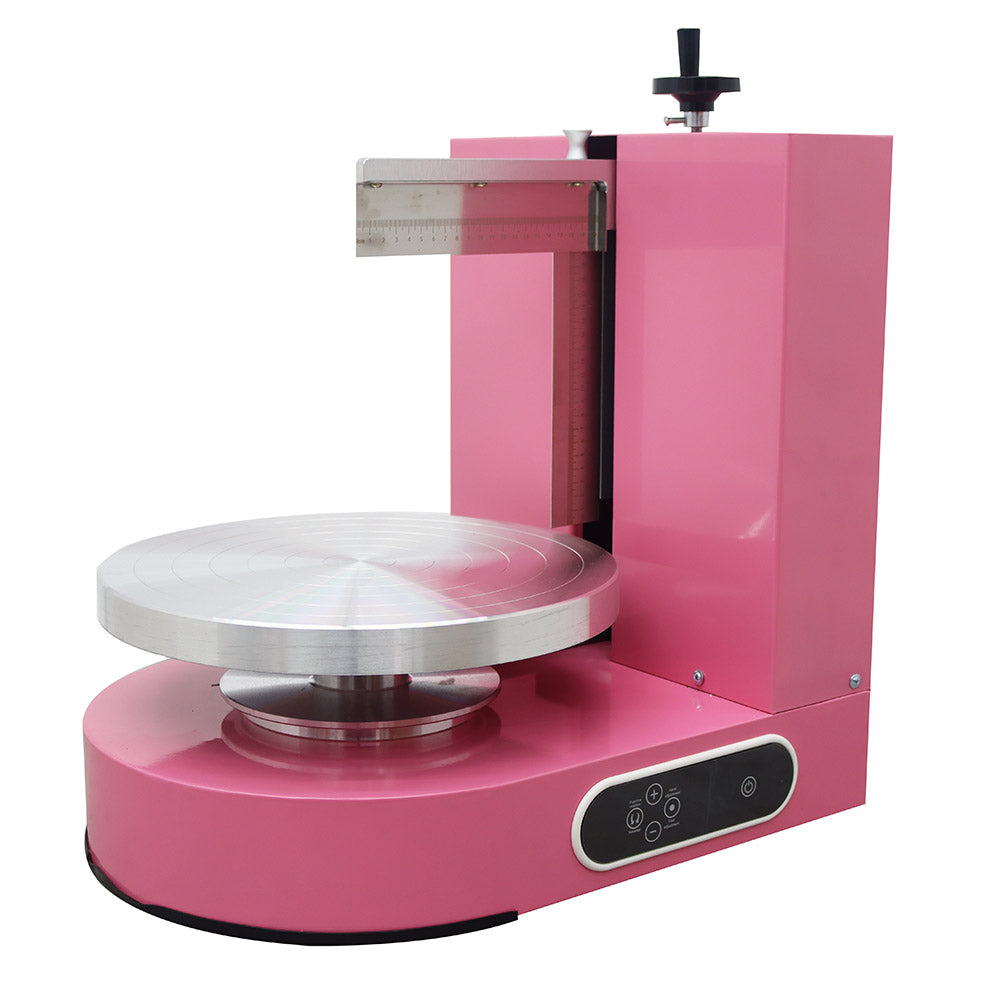 Pink Cake Cream Spreading Coating Smearing Machine