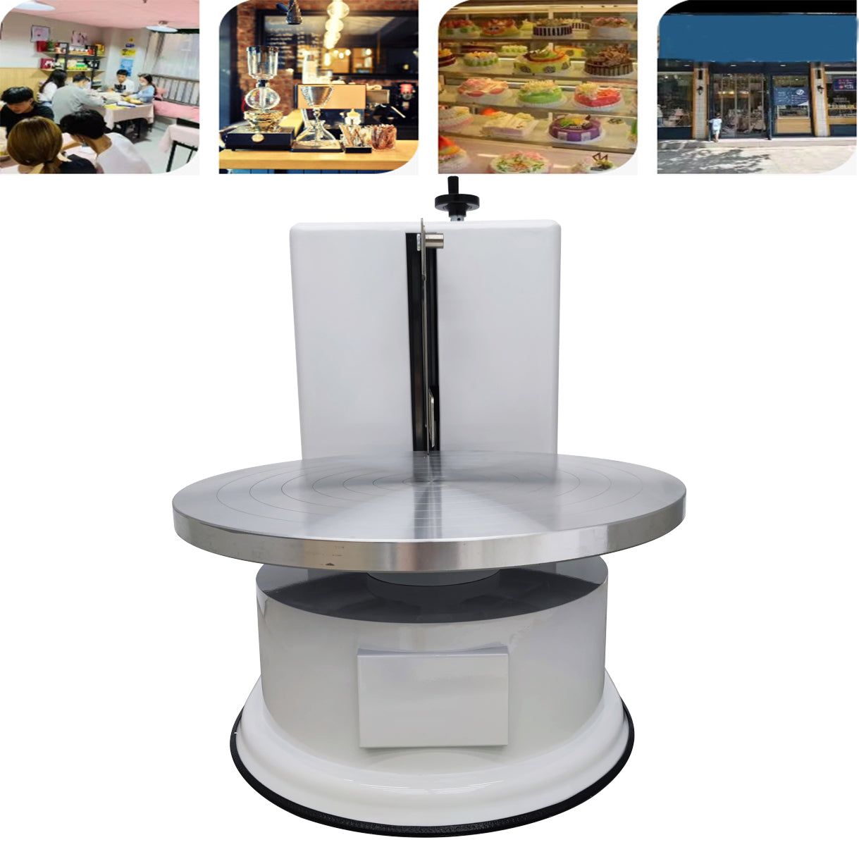 White Cake Cream Spreading Coating Smearing Machine