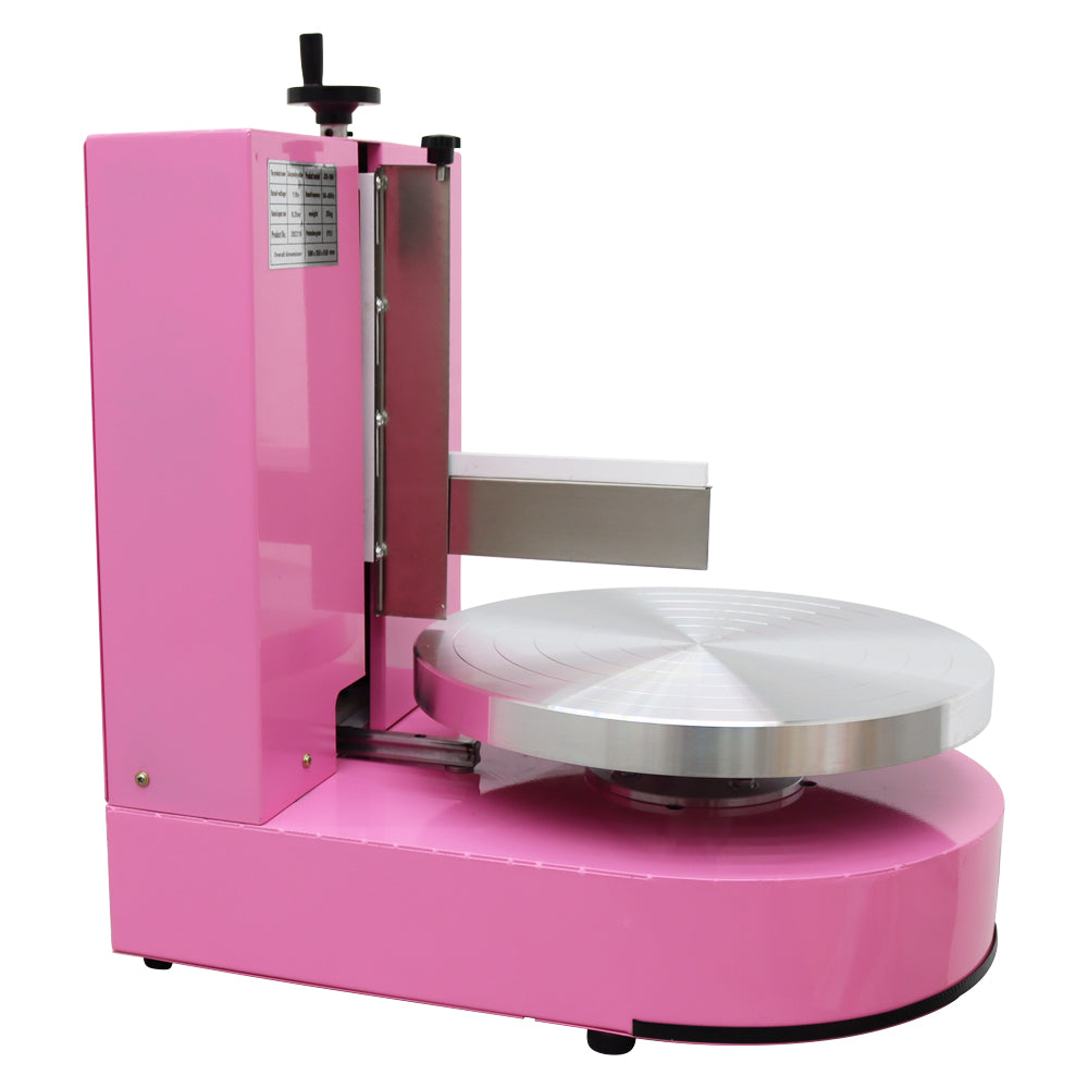 Pink Cake Cream Spreading Coating Smearing Machine