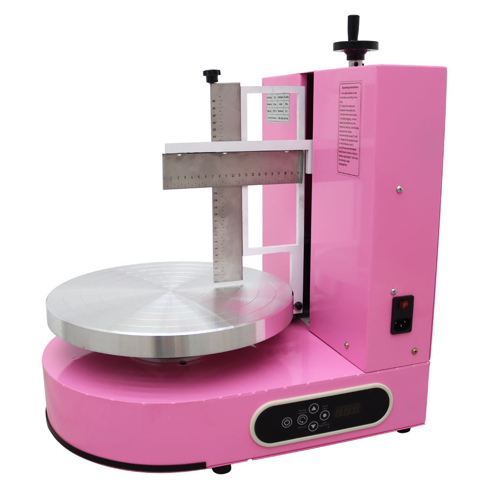 Pink Cake Cream Spreading Coating Smearing Machine