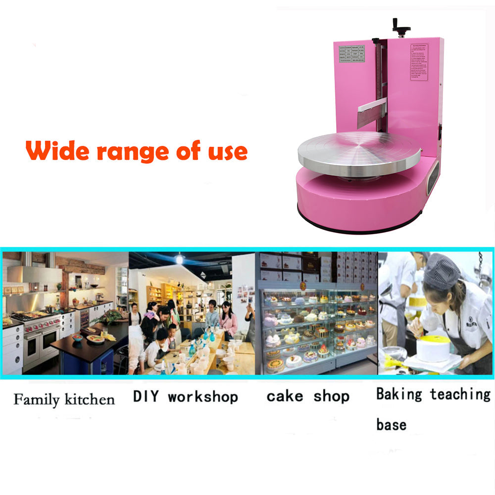 Pink Cake Cream Spreading Coating Smearing Machine