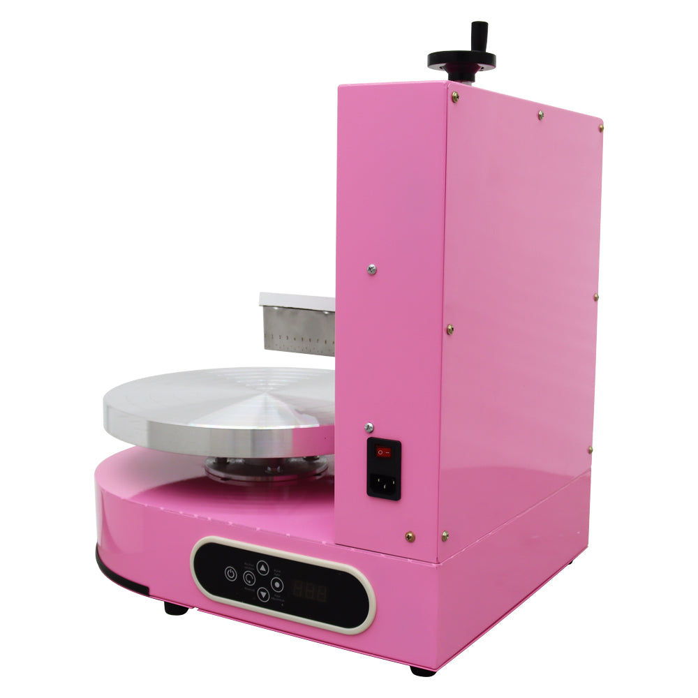 Pink Cake Cream Spreading Coating Smearing Machine